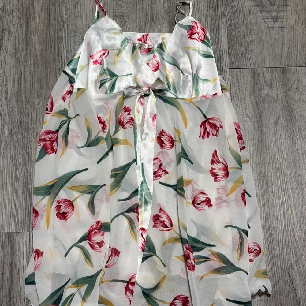 Victoria's Secret Floral Slip Dress Women Size L